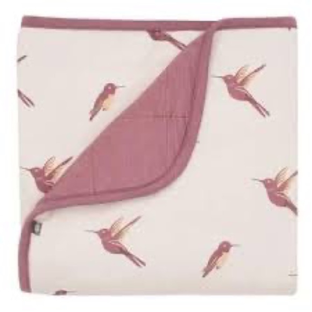 Kyte BABY | Mulberry Hummingbird Baby Blanket NWOT